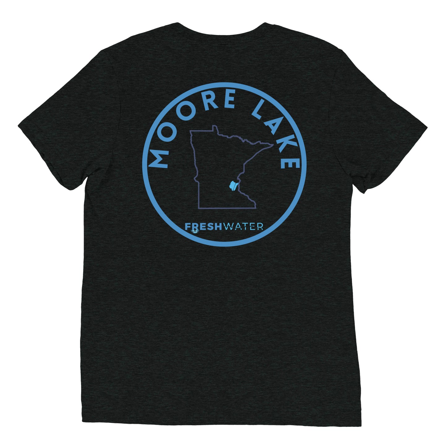 Moore Lake Minnesota Freshwater FB SO Short sleeve t-shirt
