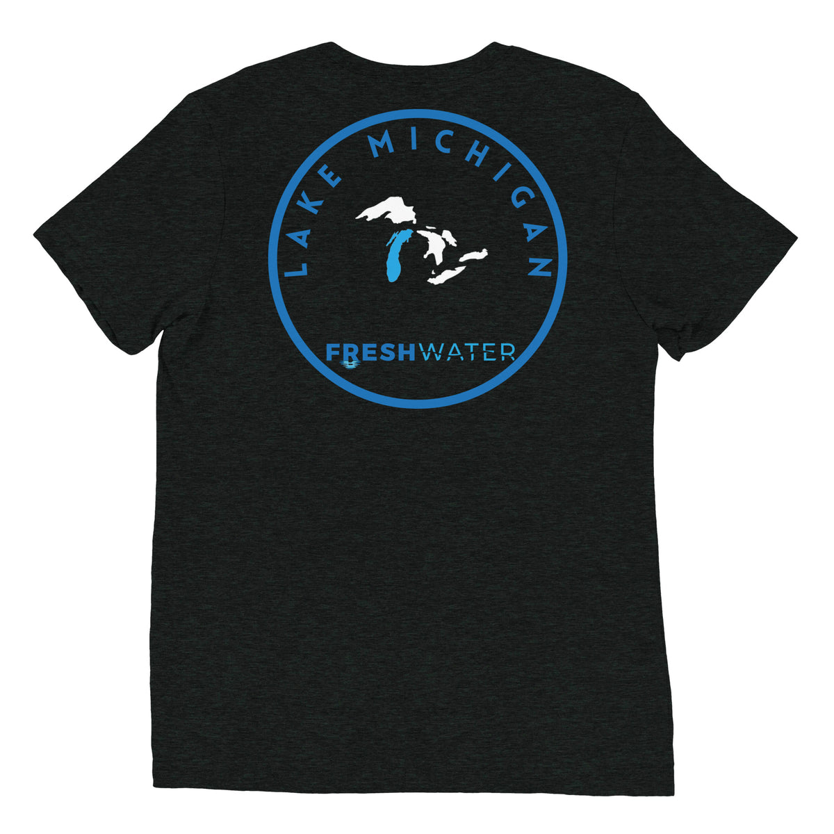 Lake Michigan Freshwater GL Short sleeve t-shirt