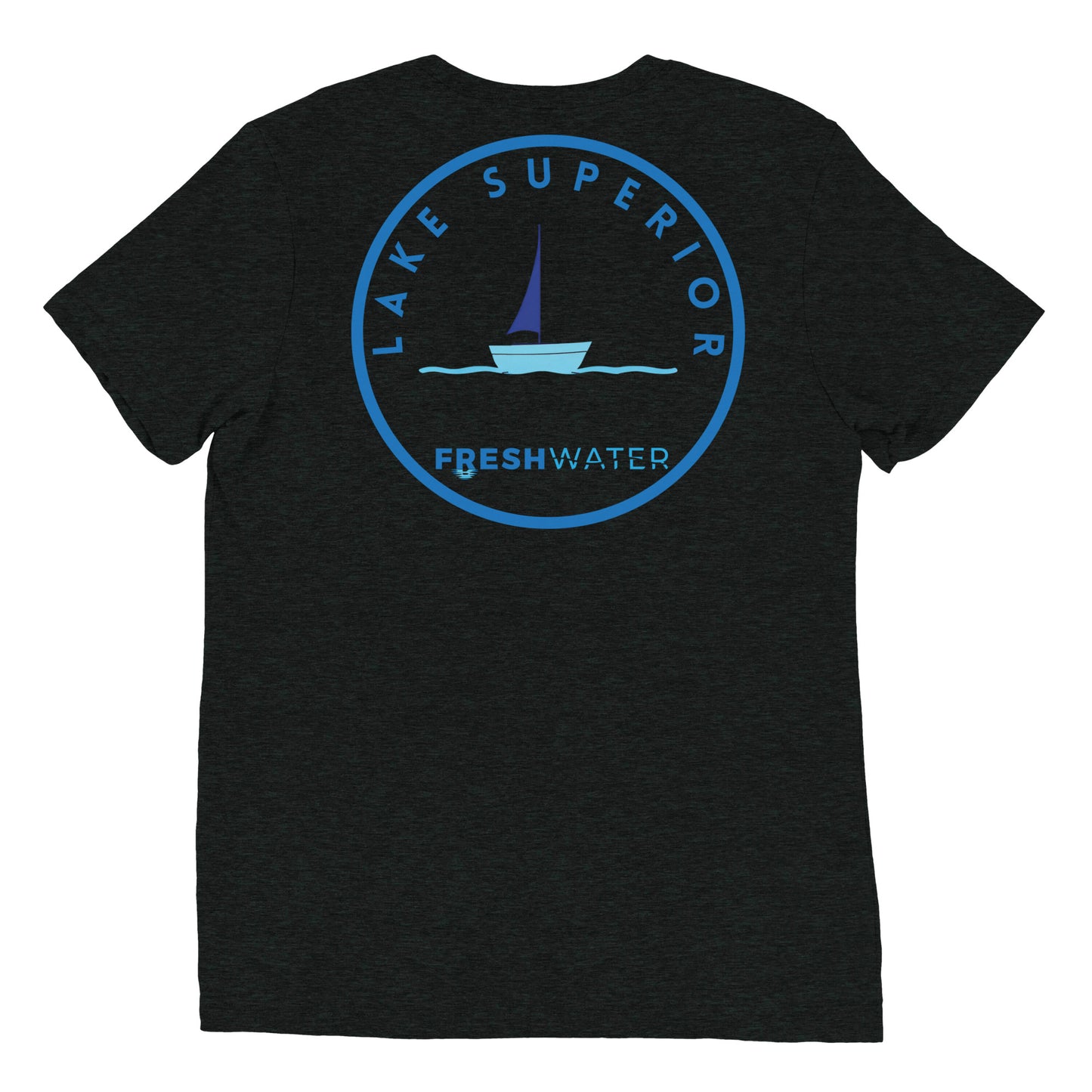 Lake Superior Freshwater Sailing Short sleeve t-shirt
