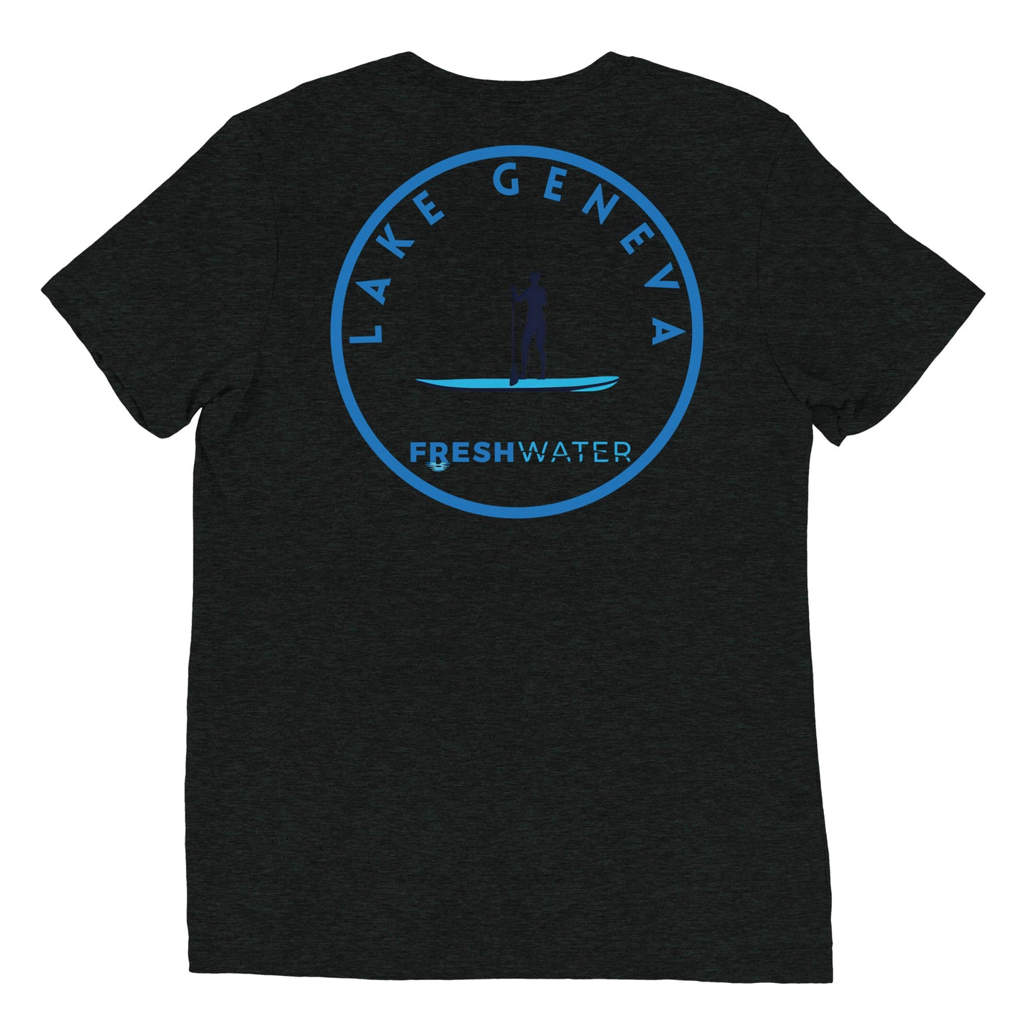 Lake Geneva Wisconsin Freshwater Paddle Short sleeve t-shirt