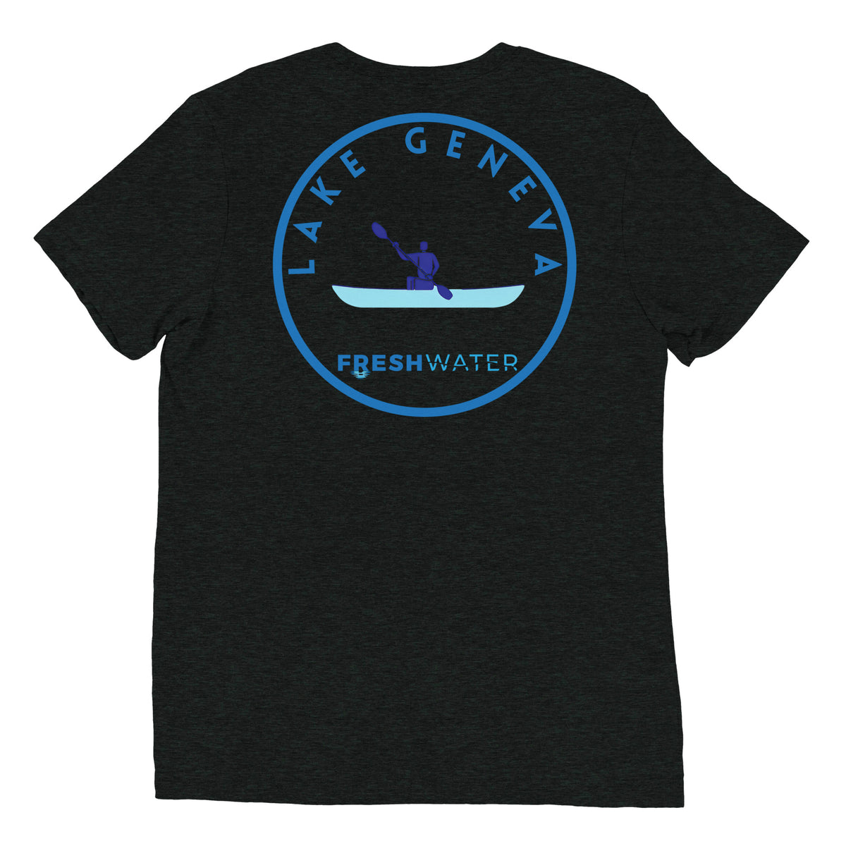 Lake Geneva Wisconsin Freshwater Kayak Short sleeve t-shirt