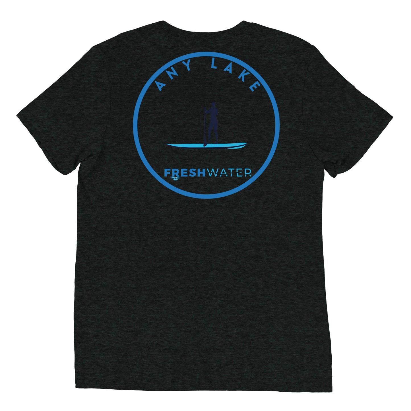 Custom Freshwater Paddle Blue Short sleeve t-shirt