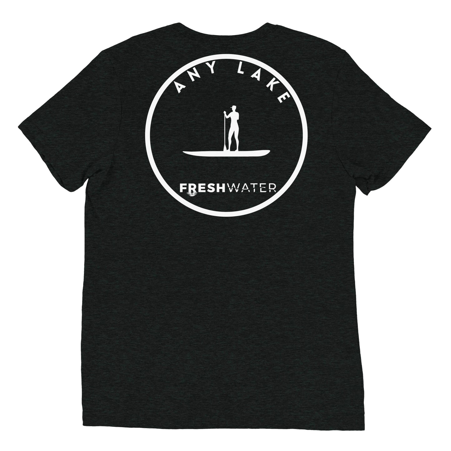Custom Freshwater Paddle BW Short sleeve t-shirt