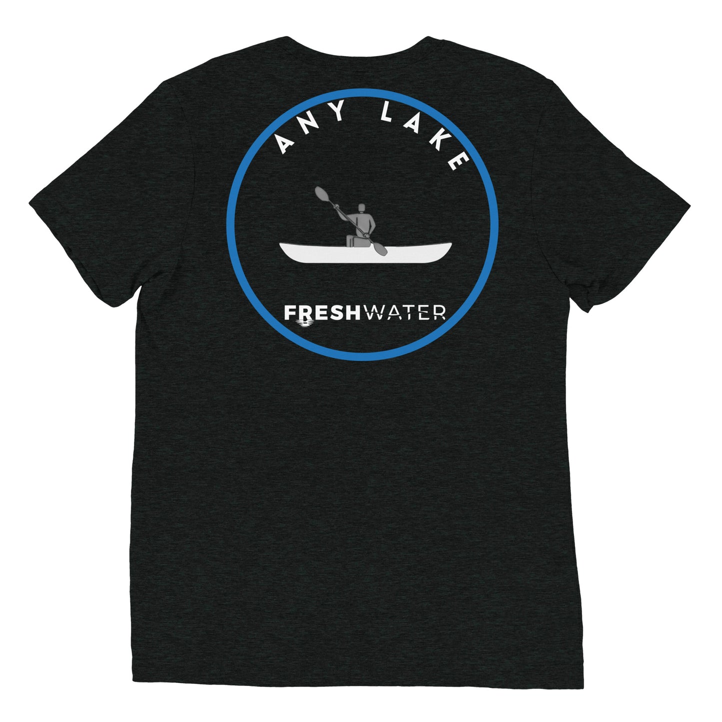 Custom Freshwater Kayak BW Short sleeve t-shirt
