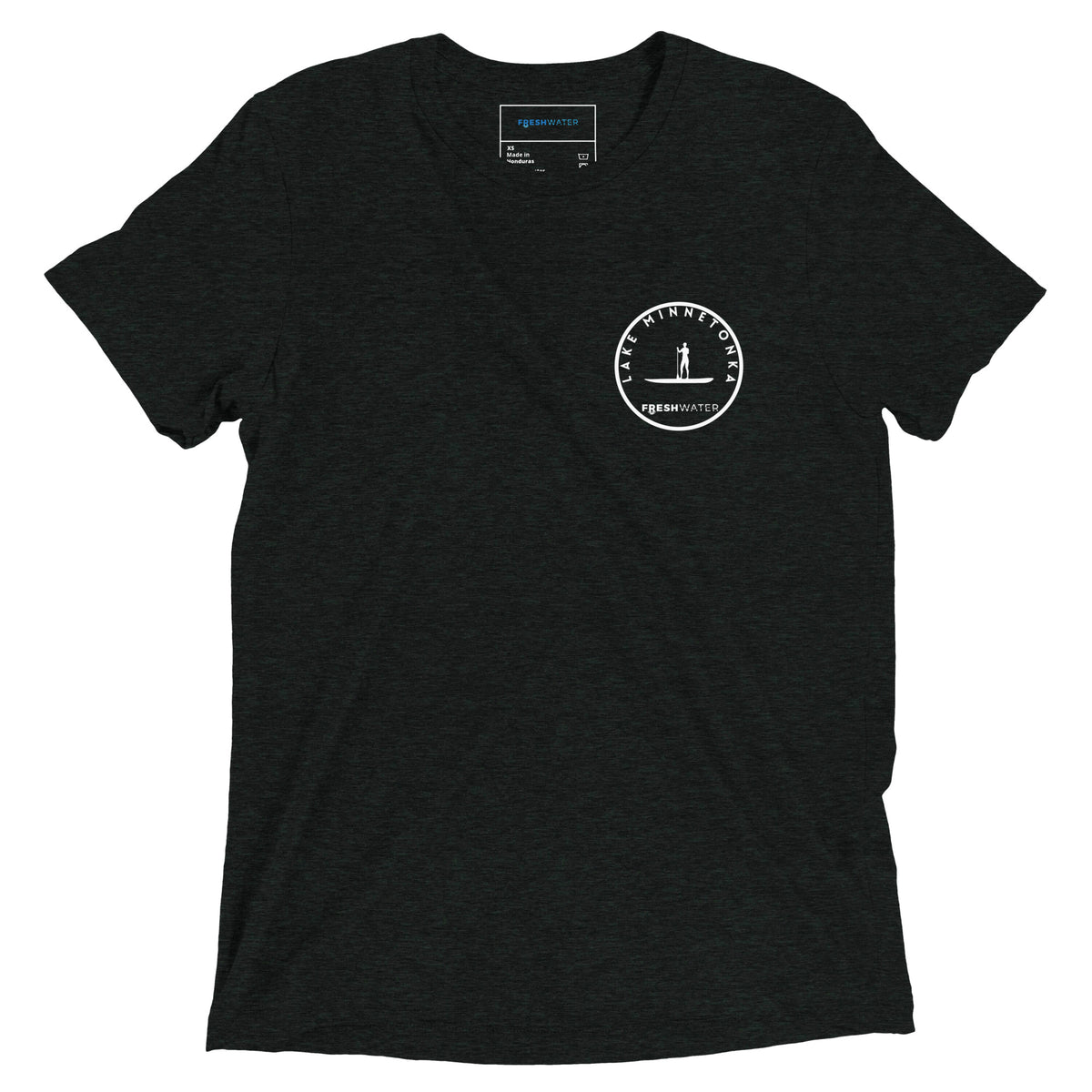 Lake Minnetonka Minnesota Freshwater Paddle BW Short sleeve t-shirt