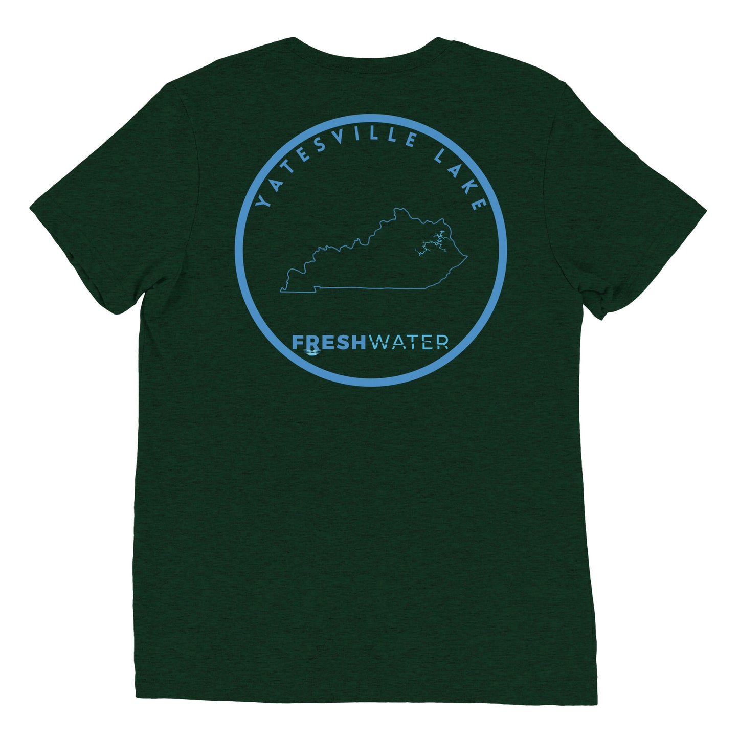 Yatesville Lake Kentucky Freshwater SO FB Short sleeve t-shirt