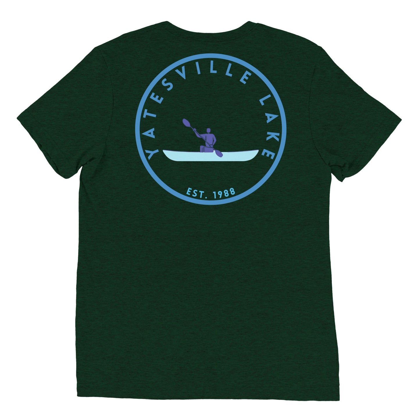 Yatesville Lake Kentucky Freshwater Kayak FB Short sleeve t-shirt