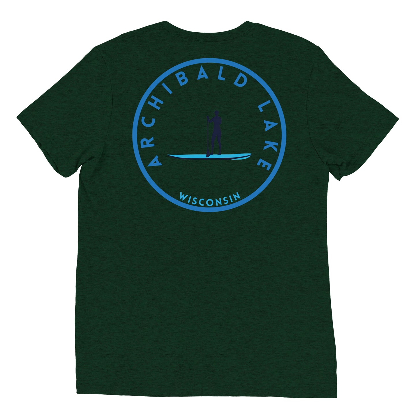 Archibald Lake Wisconsin Freshwater Paddle FB Short sleeve t-shirt