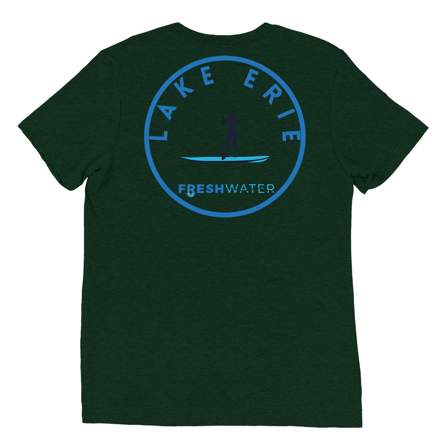 Lake Erie Great Lakes Freshwater Paddle FB Short sleeve t-shirt