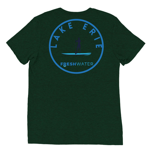 Lake Erie Great Lakes Freshwater Paddle FB Short sleeve t-shirt