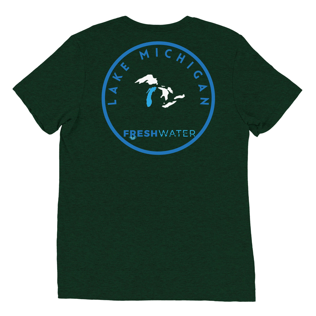 Lake Michigan Freshwater GL Short sleeve t-shirt