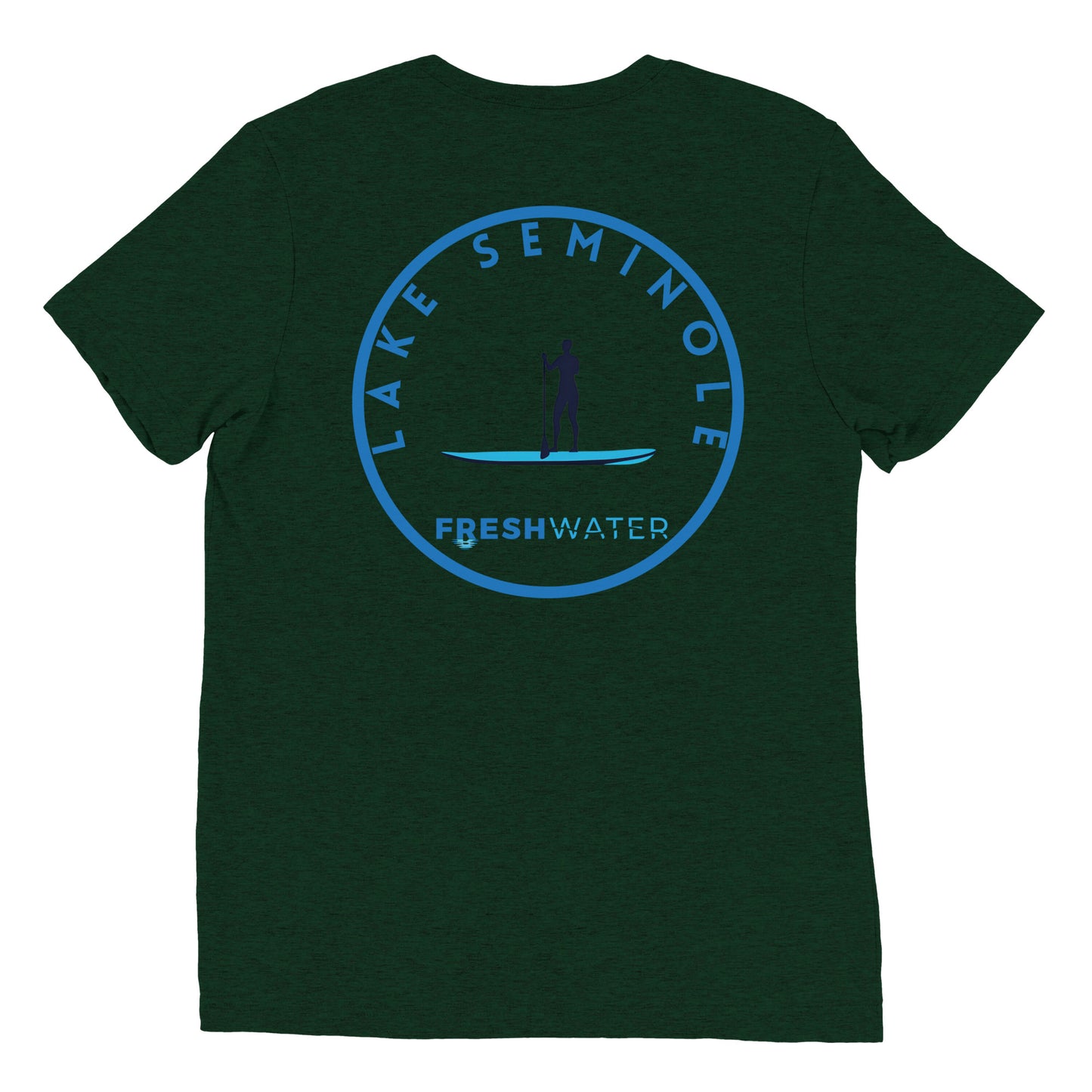 Lake Seminole Florida Georgia Alabama Freshwater Paddle Short sleeve t-shirt