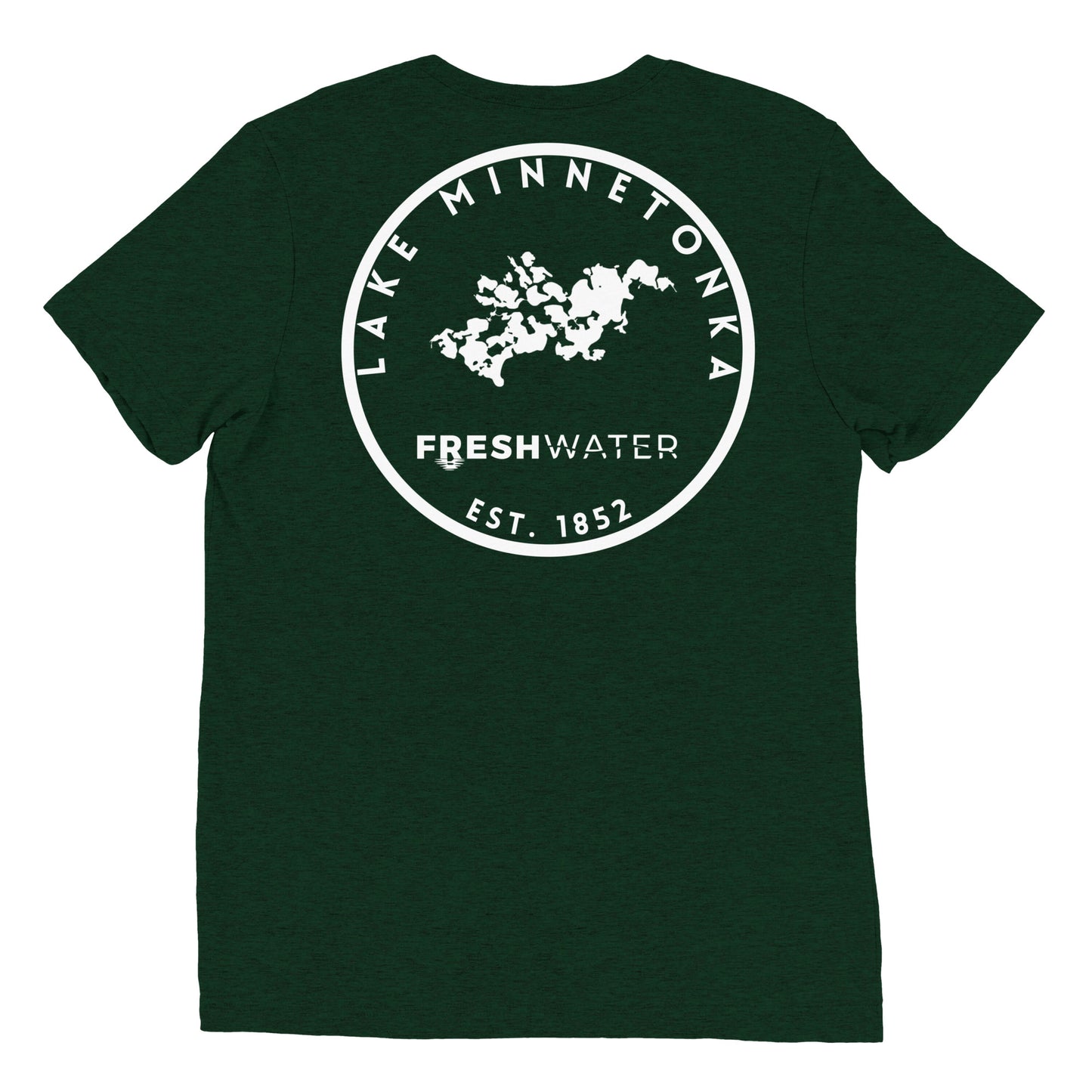 Lake Minnetonka Minnesota Freshwater LO BW Short sleeve t-shirt