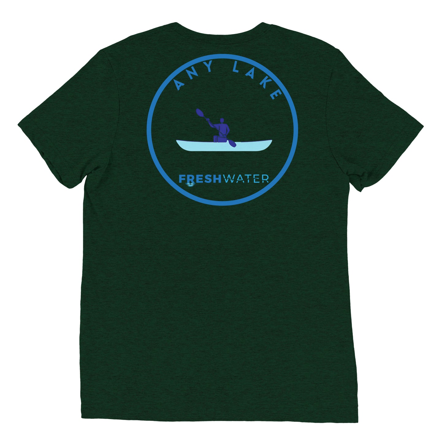 Custom Freshwater Kayak Short sleeve t-shirt