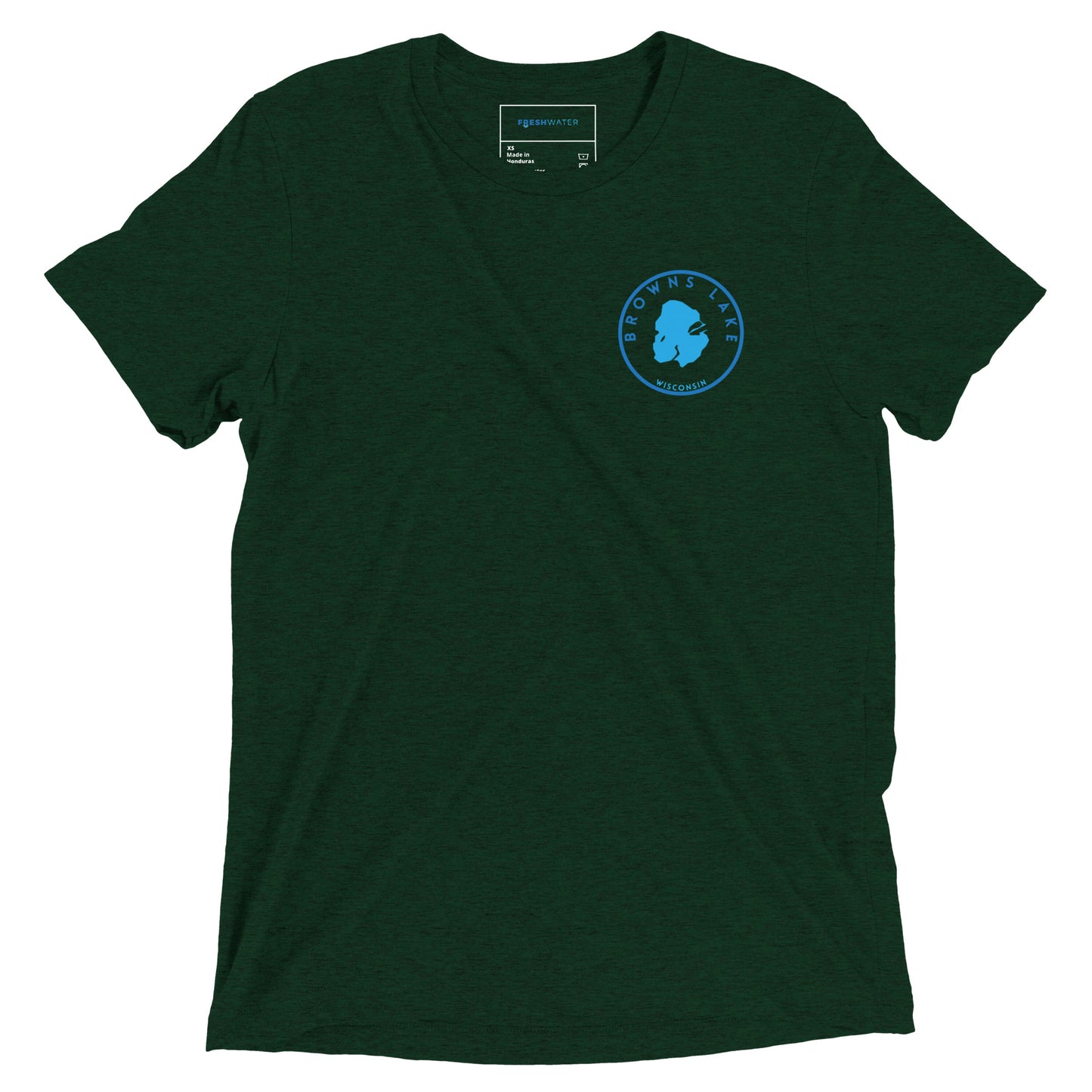 Browns Lake Wisconsin Freshwater Paddle Short sleeve t-shirt
