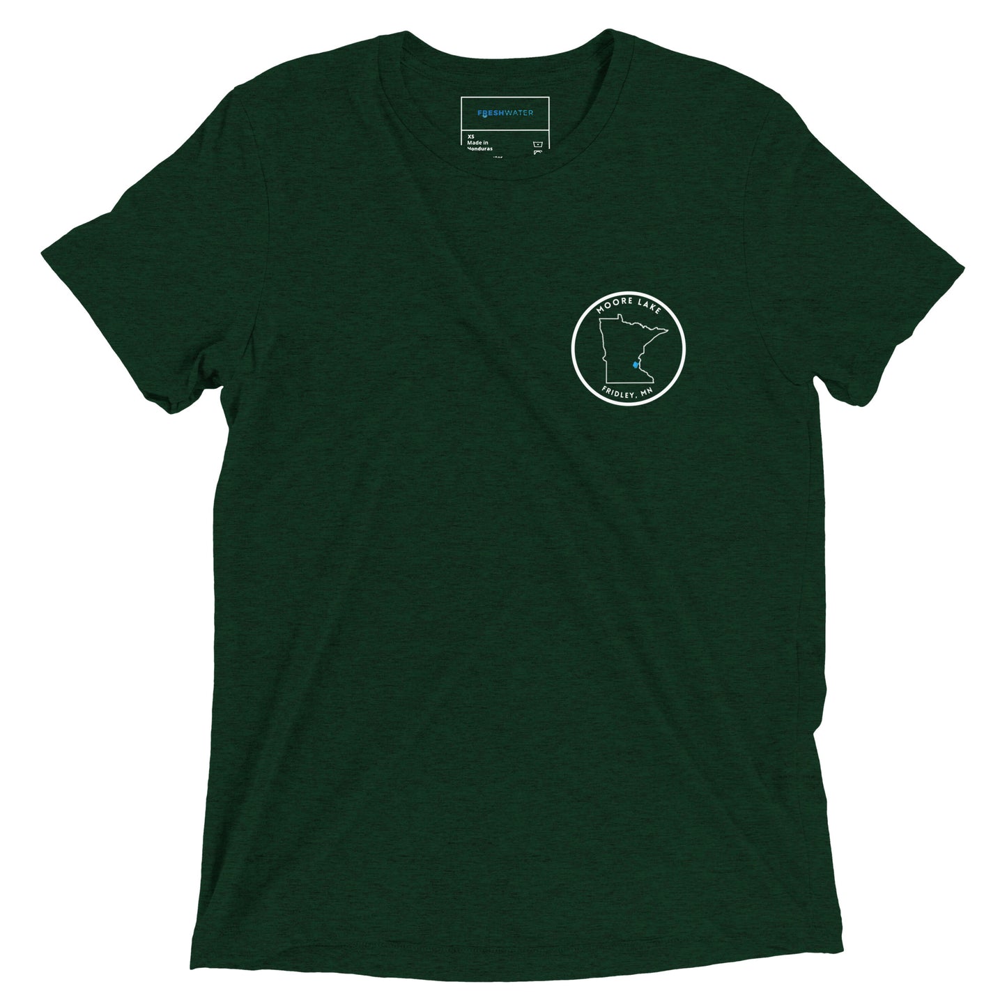 Moore Lake Minnesota Freshwater SO WB FB Short sleeve t-shirt