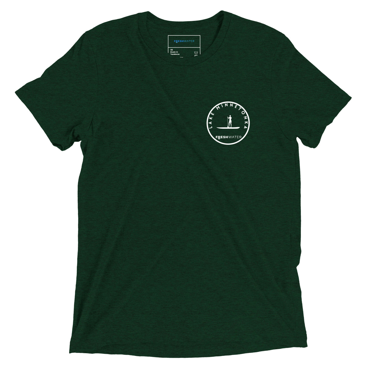 Lake Minnetonka Minnesota Freshwater Paddle BW Short sleeve t-shirt