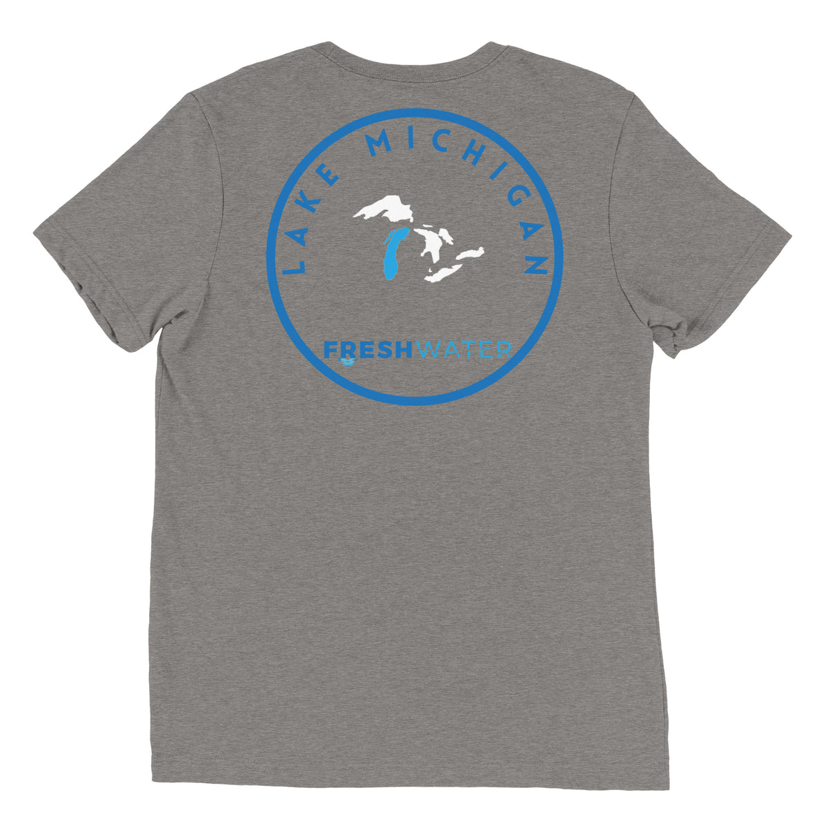 Lake Michigan Freshwater GL Short sleeve t-shirt