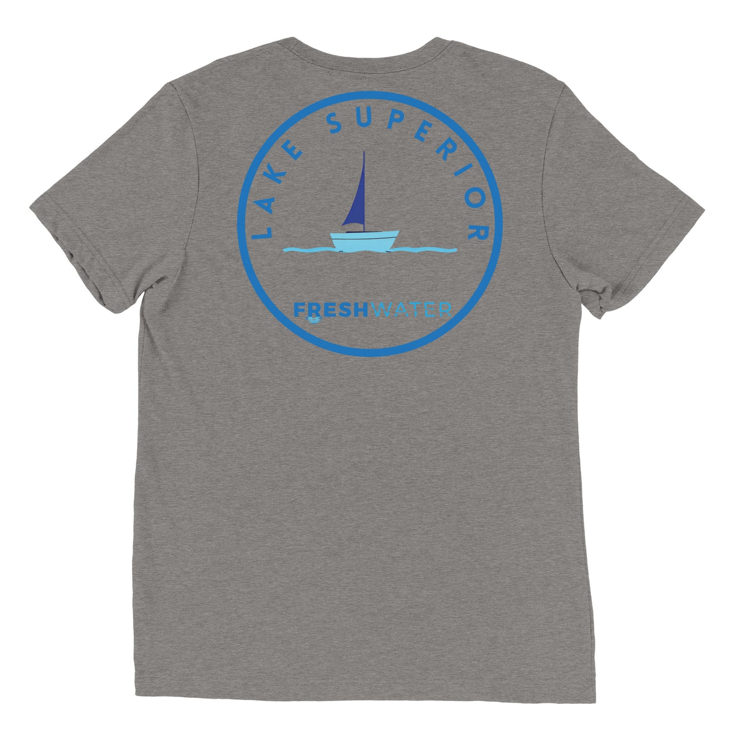 Lake Superior Freshwater Sailing Short sleeve t-shirt