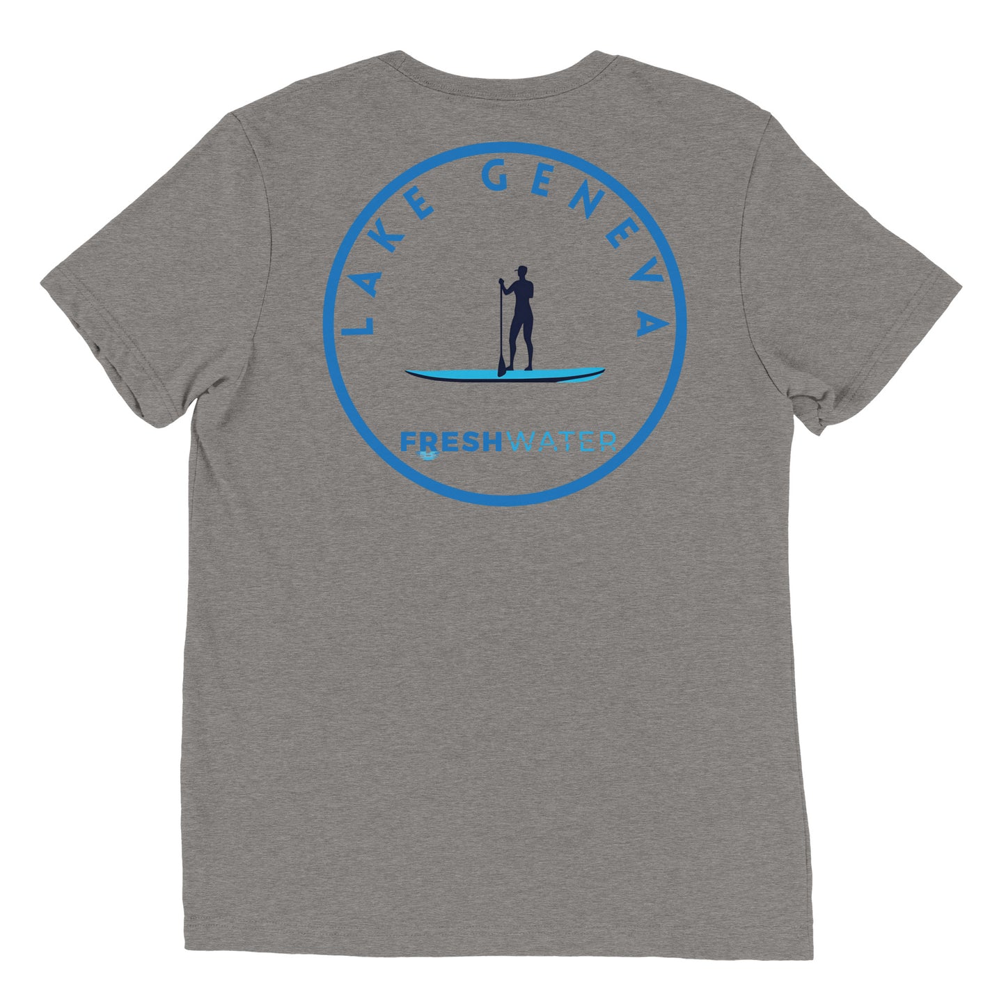 Lake Geneva Wisconsin Freshwater Paddle Short sleeve t-shirt