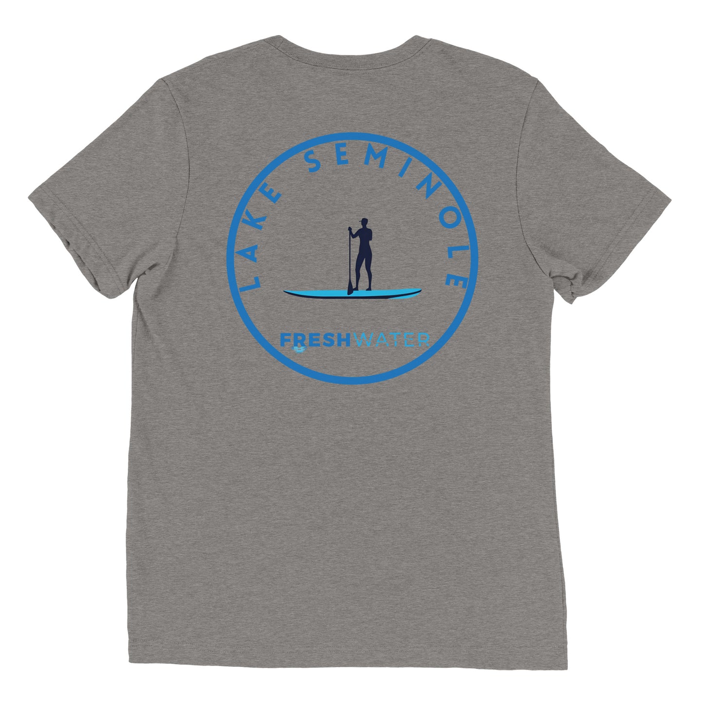Lake Seminole Florida Georgia Alabama Freshwater Paddle Short sleeve t-shirt