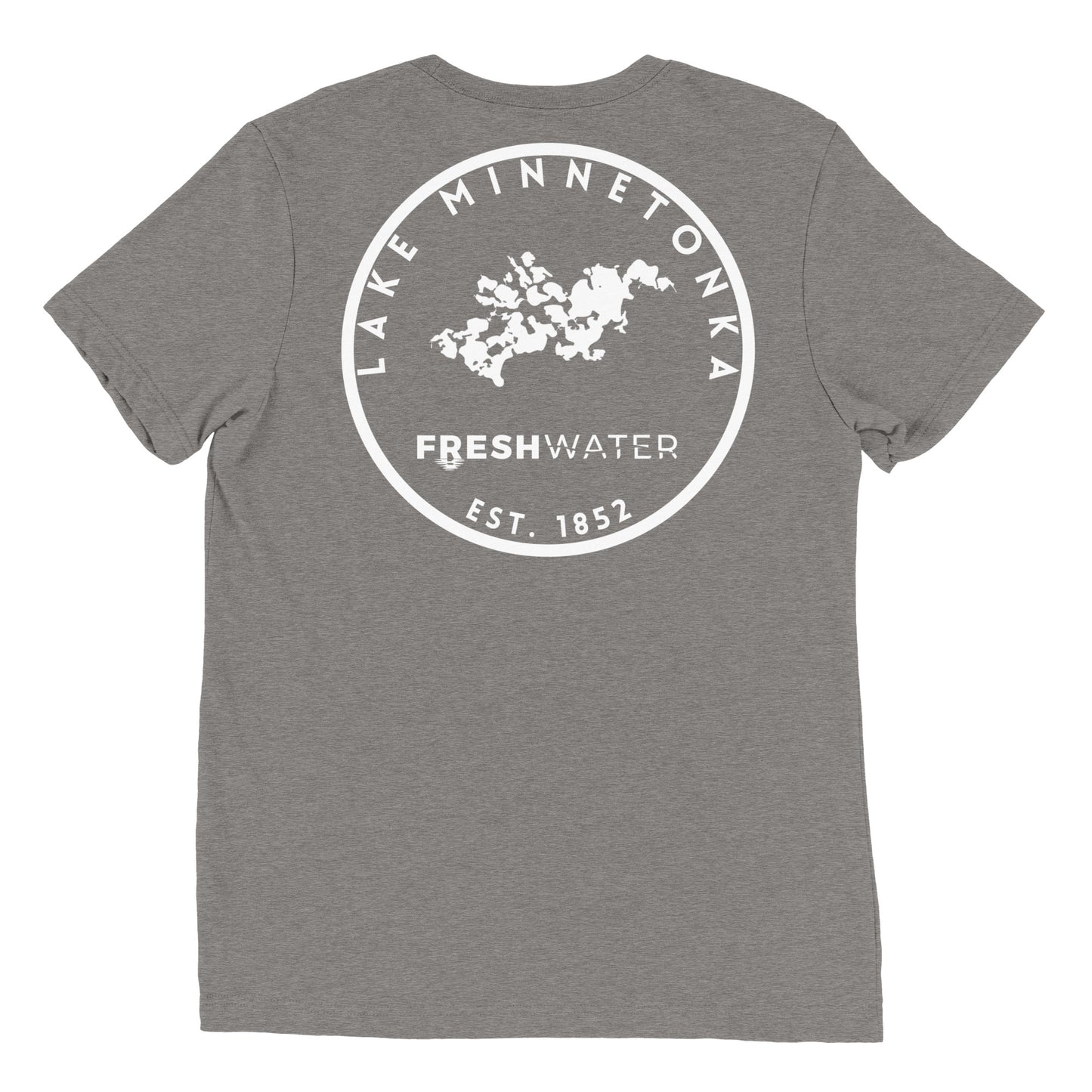 Lake Minnetonka Minnesota Freshwater LO BW Short sleeve t-shirt