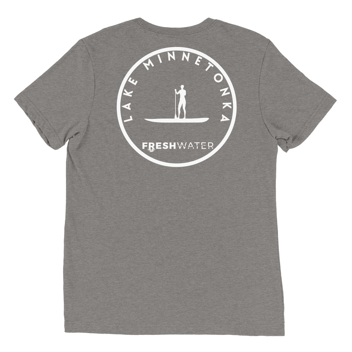 Lake Minnetonka Minnesota Freshwater Paddle BW Short sleeve t-shirt