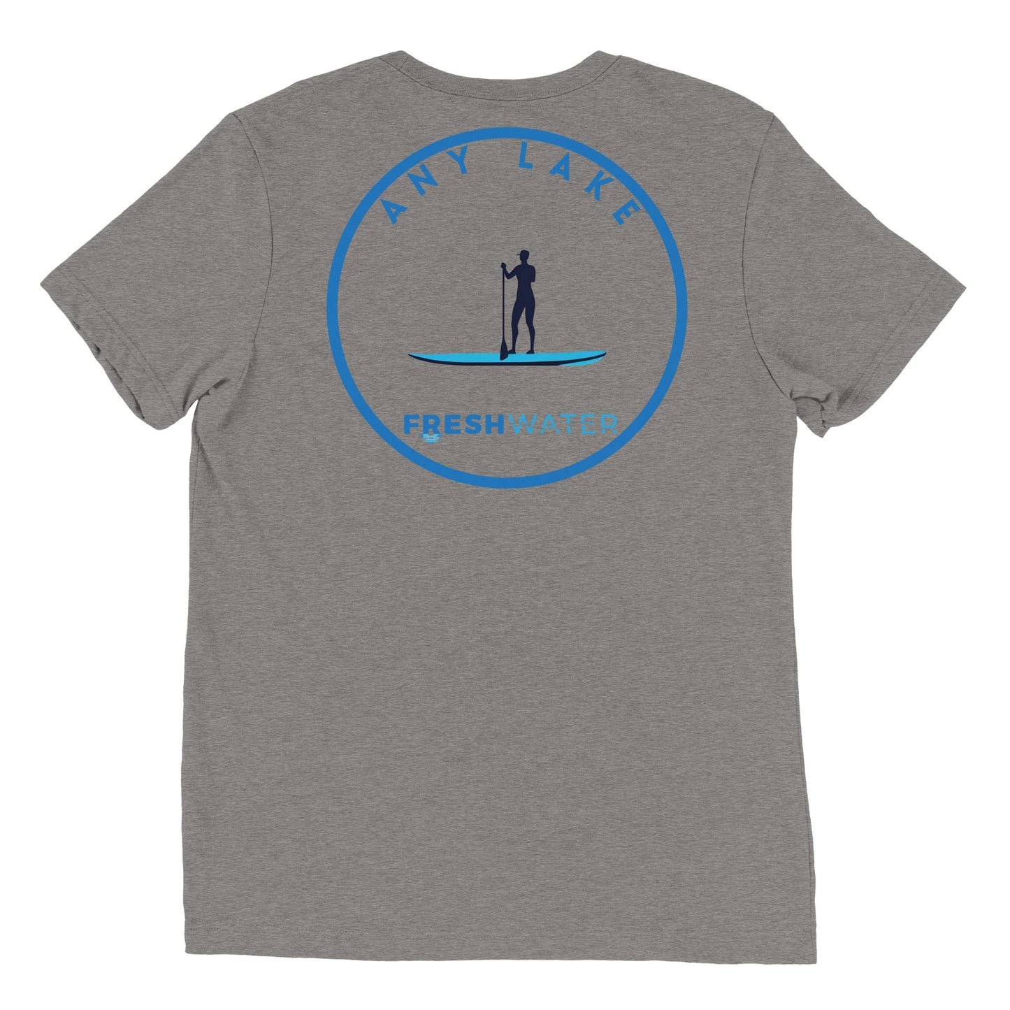 Custom Freshwater Paddle Blue Short sleeve t-shirt