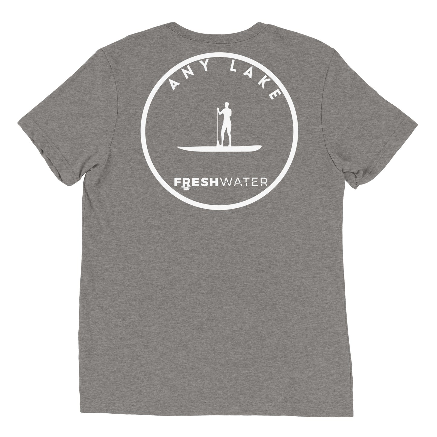 Custom Freshwater Paddle BW Short sleeve t-shirt