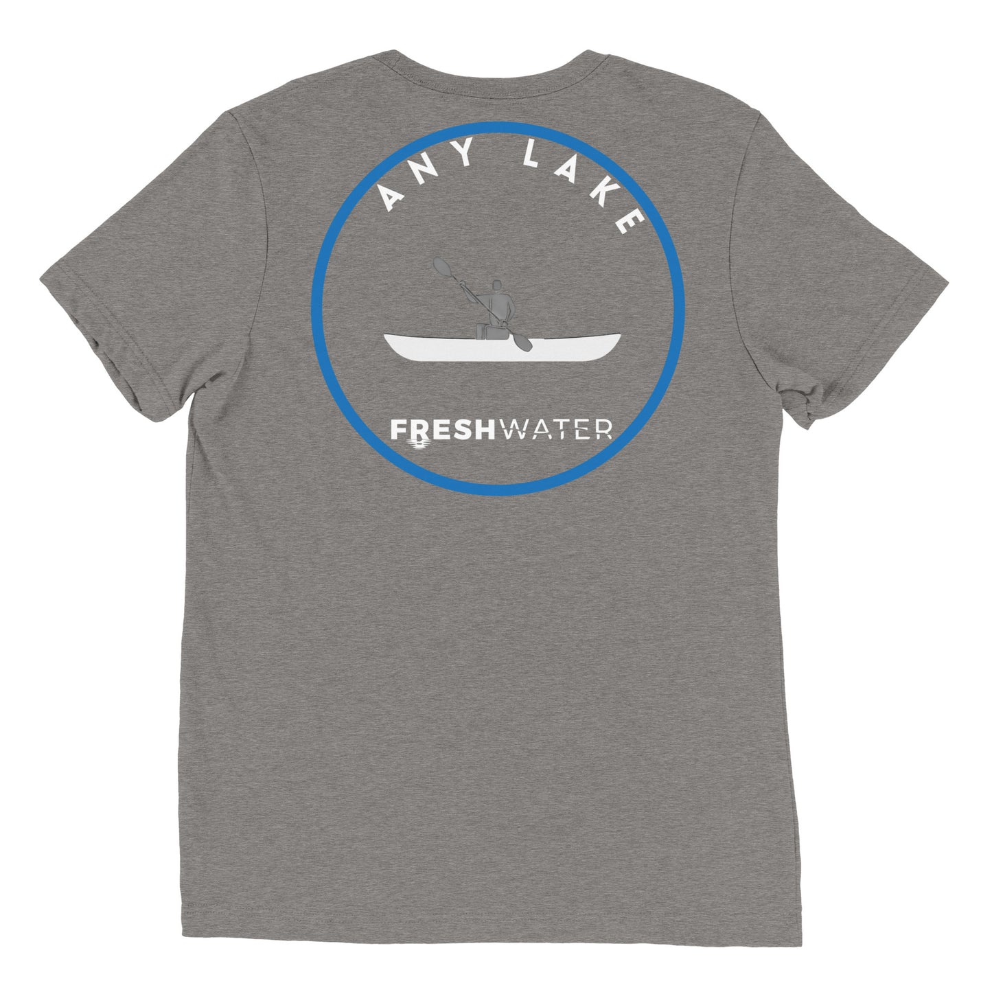 Custom Freshwater Kayak BW Short sleeve t-shirt