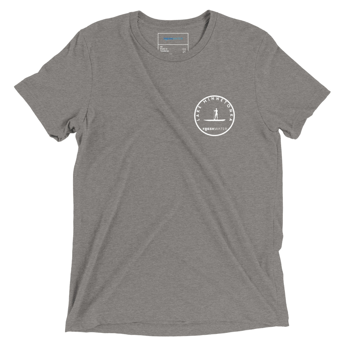 Lake Minnetonka Minnesota Freshwater Paddle BW Short sleeve t-shirt