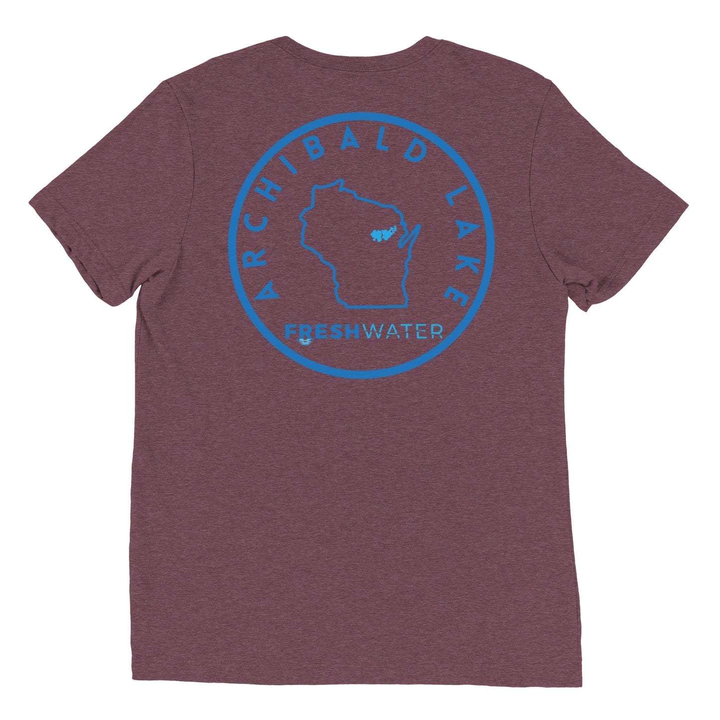 Archibald Lake Wisconsin Freshwater SO FB Short sleeve t-shirt