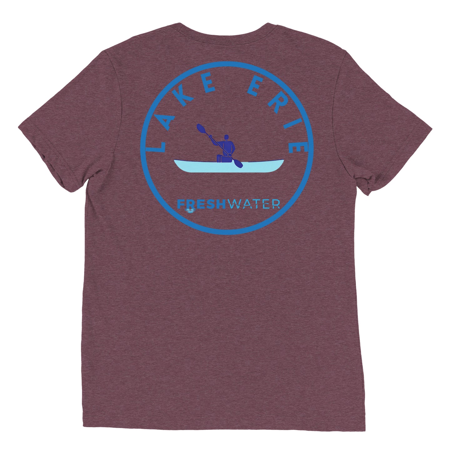Lake Erie Great Lakes Freshwater Kayak Short sleeve t-shirt