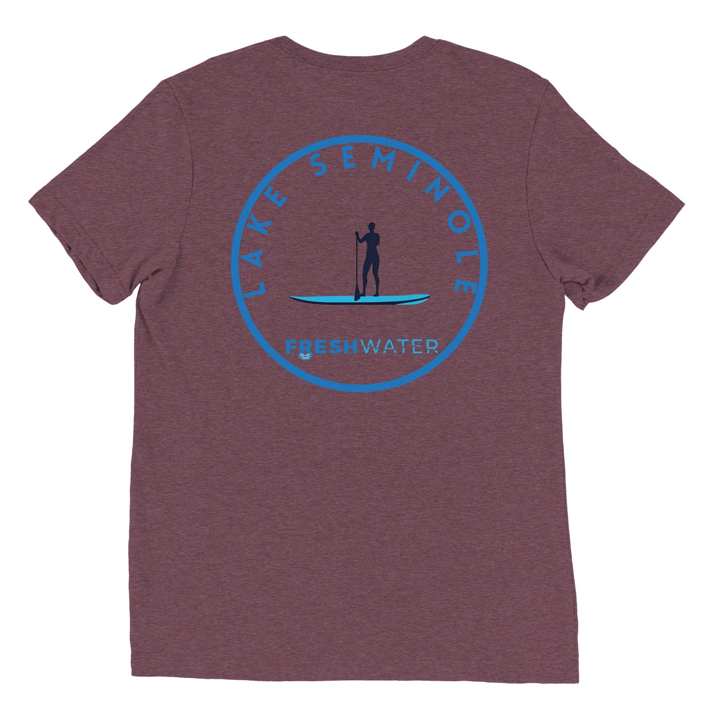 Lake Seminole Florida Georgia Alabama Freshwater Paddle Short sleeve t-shirt