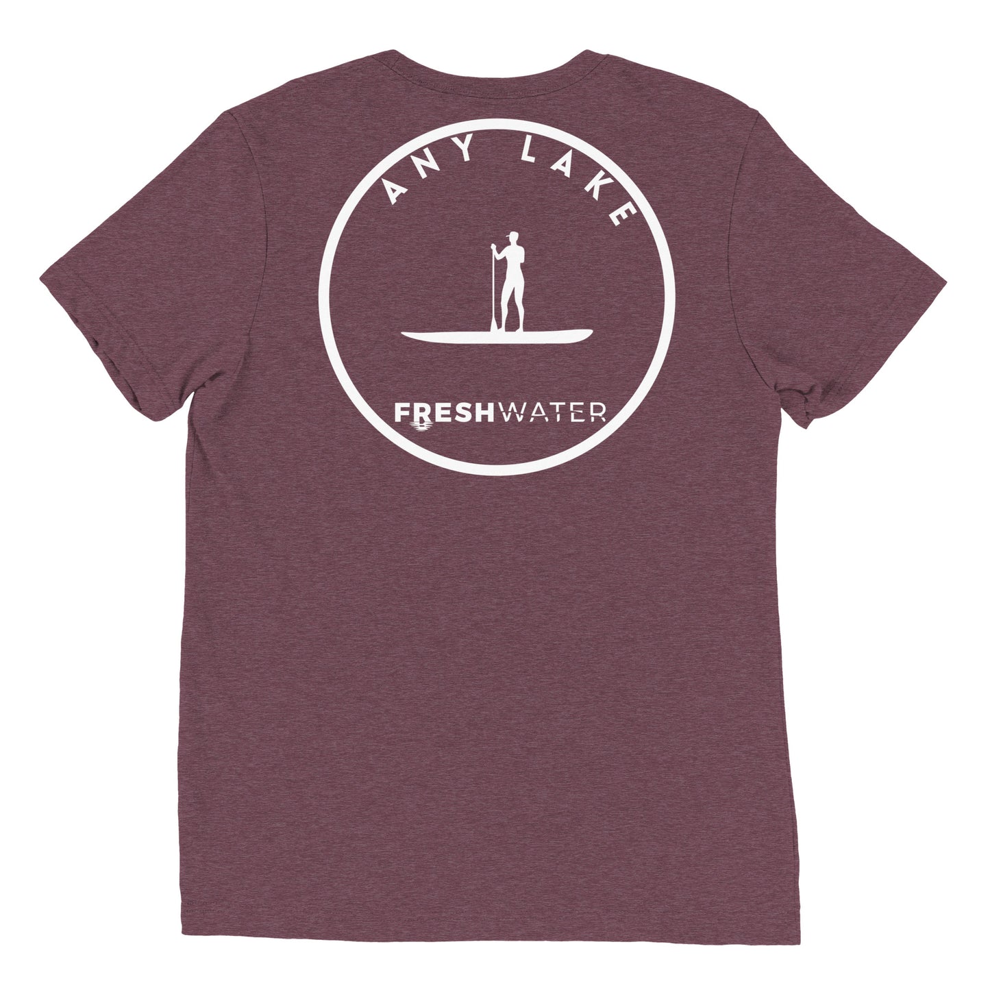 Custom Freshwater Paddle BW Short sleeve t-shirt