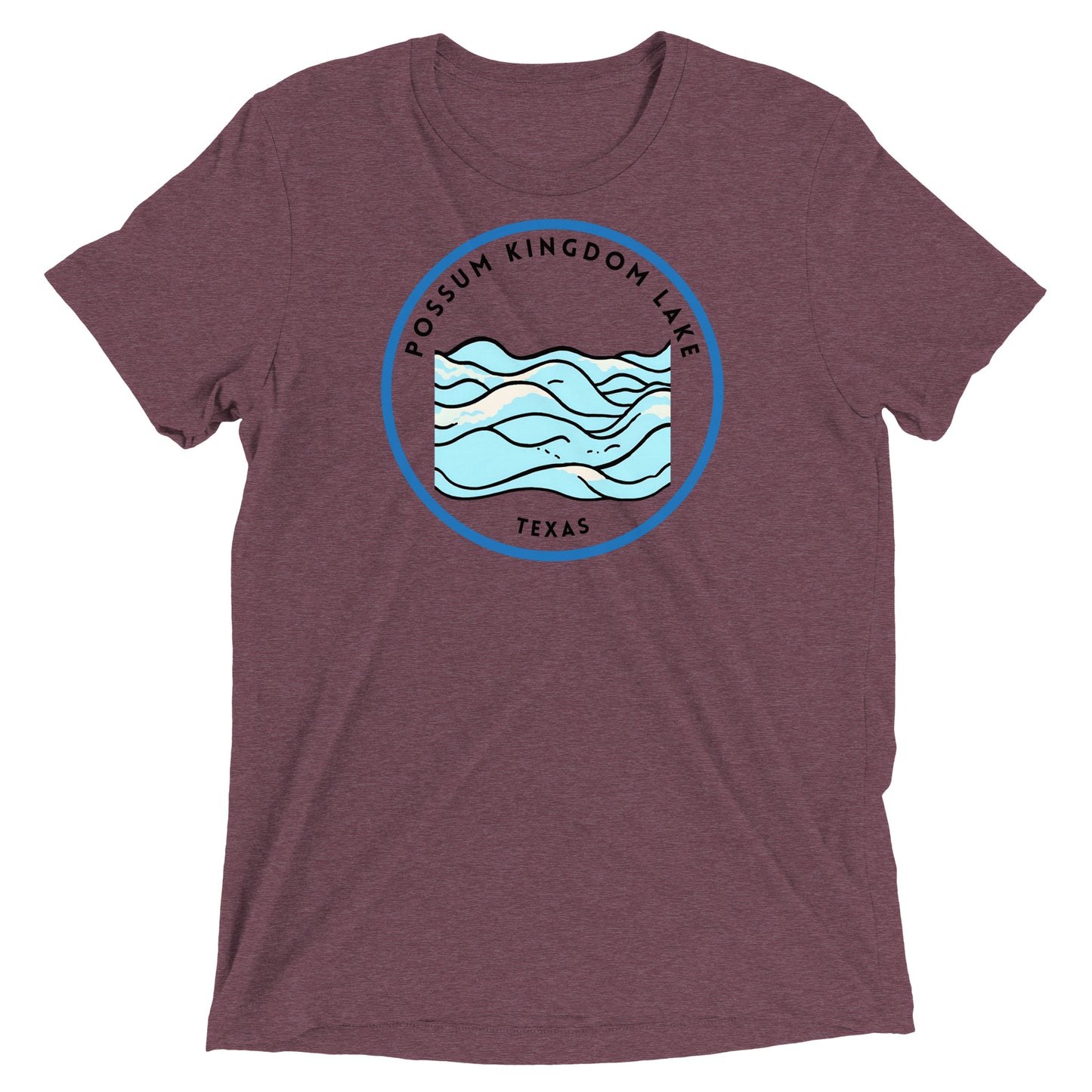 Possum Kingdom Lake Texas Freshwater Waves Short sleeve t-shirt