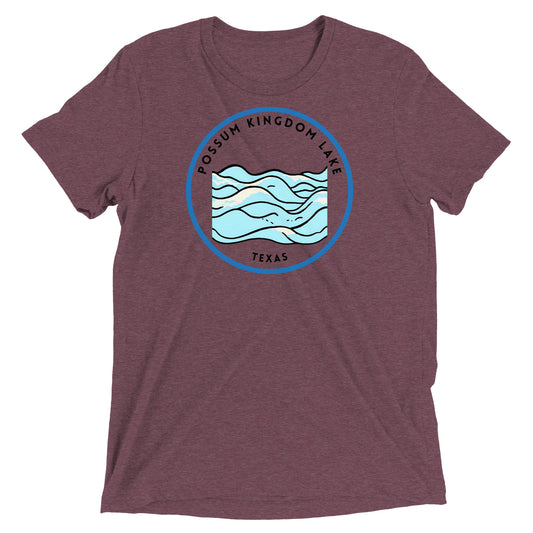 Possum Kingdom Lake Texas Freshwater Waves Short sleeve t-shirt