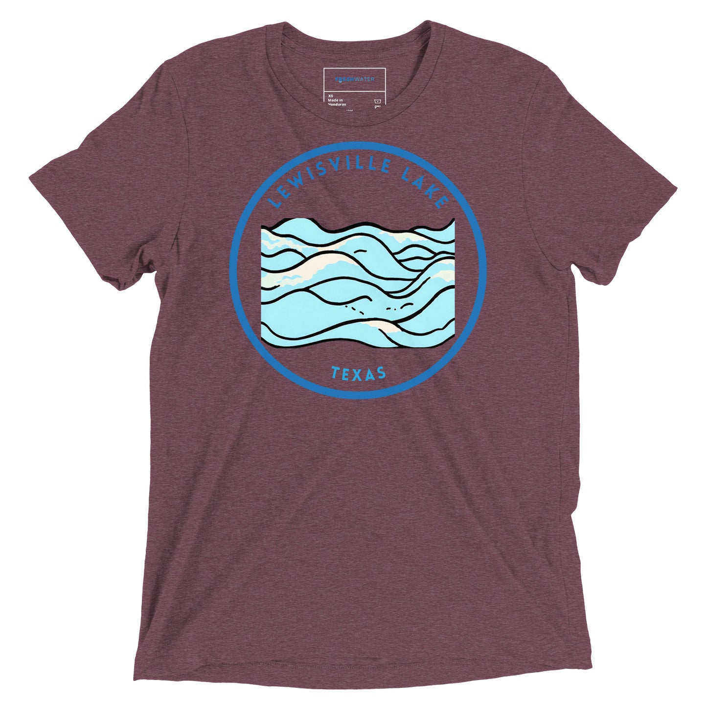 Lewisville Lake Texas Freshwater Waves Short sleeve t-shirt