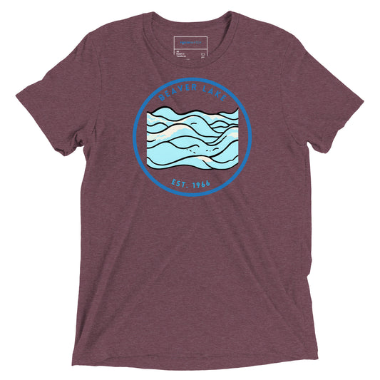 Beaver Lake Arkansas Freshwater Waves EST Short sleeve t-shirt