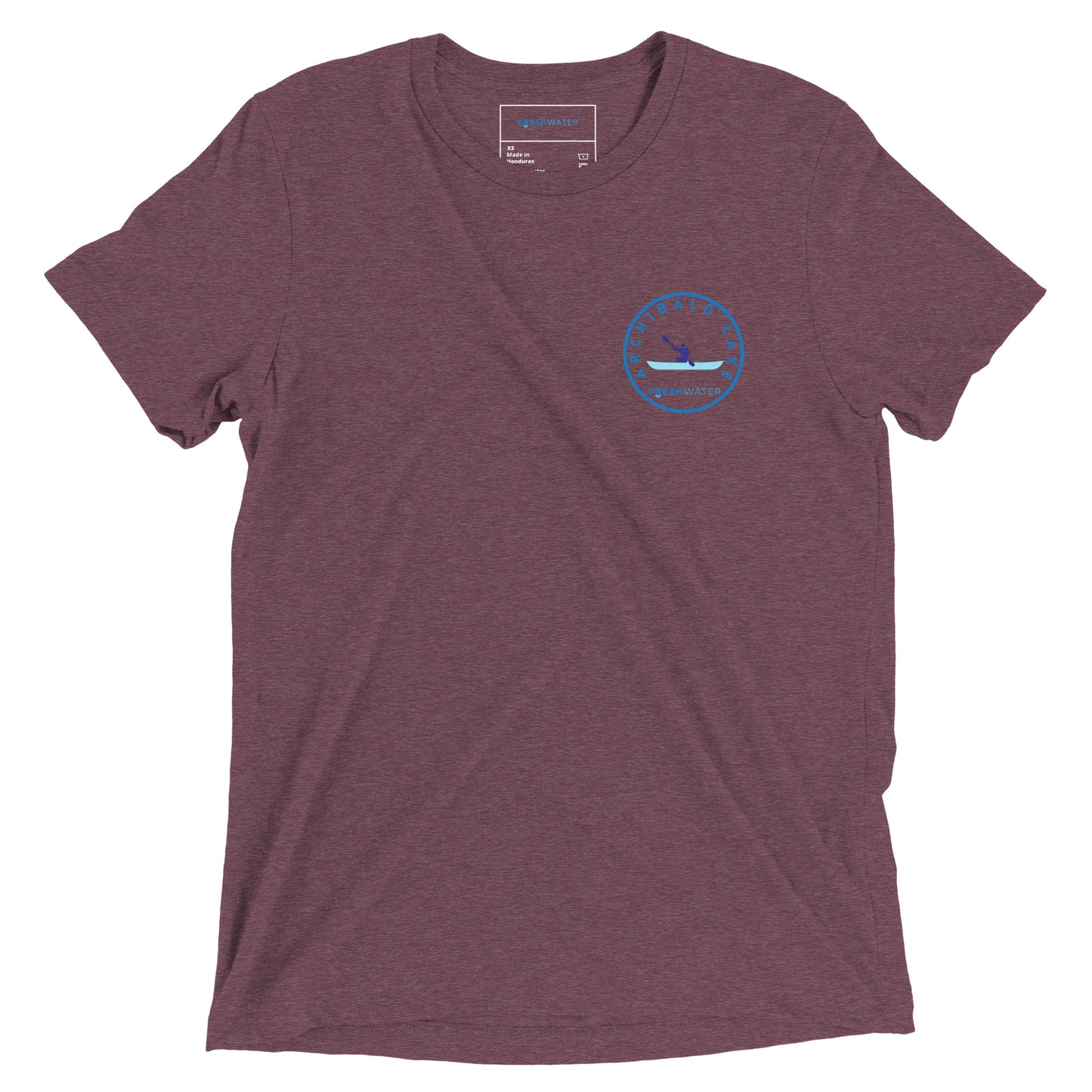 Archibald Lake Wisconsin Freshwater Kayak FB Short sleeve t-shirt