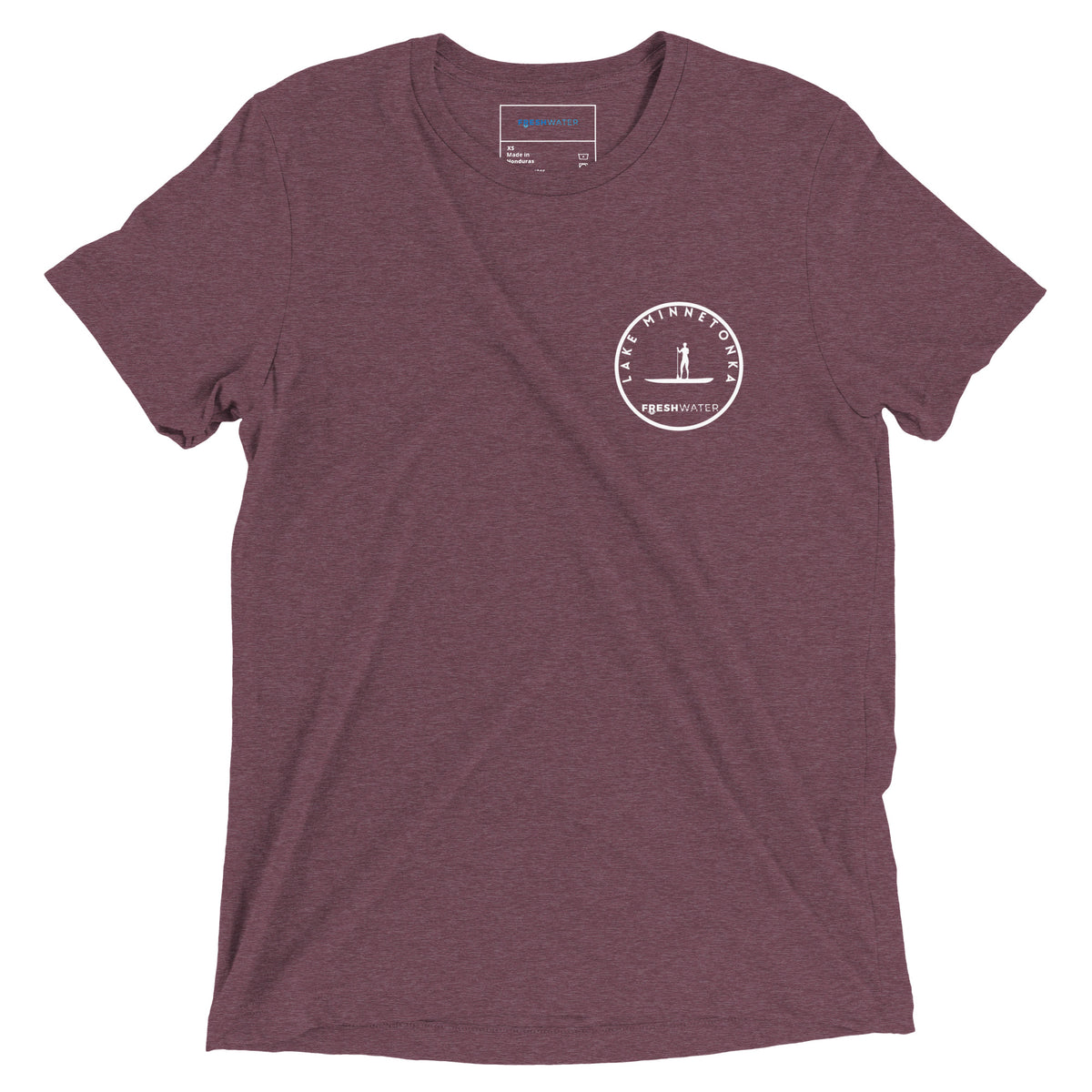 Lake Minnetonka Minnesota Freshwater Paddle BW Short sleeve t-shirt