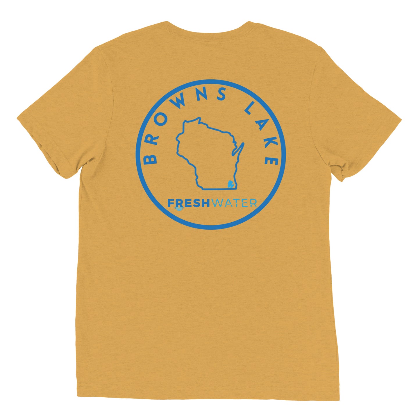 Browns Lake Wisconsin Freshwater SO Short sleeve t-shirt