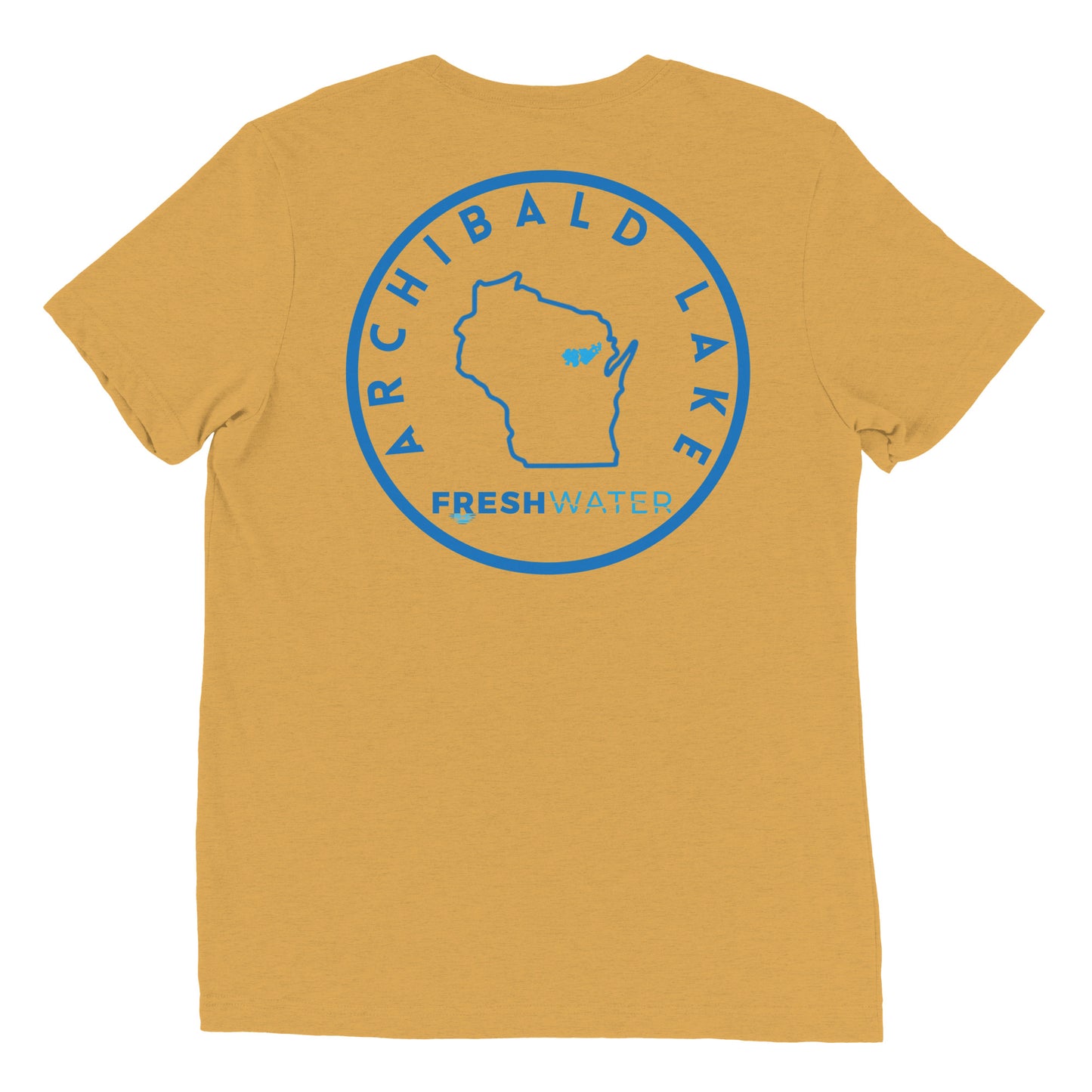 Archibald Lake Wisconsin Freshwater SO FB Short sleeve t-shirt