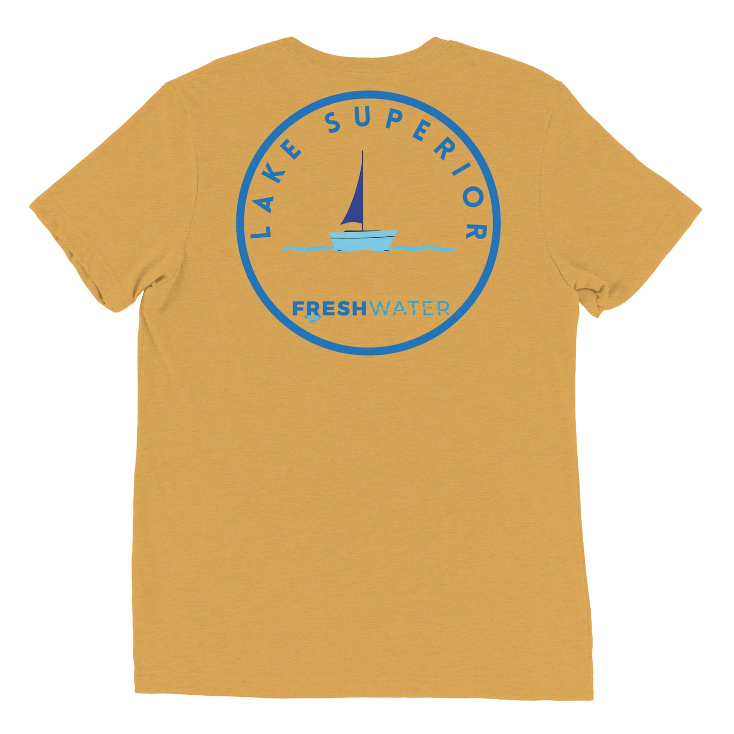 Lake Superior Freshwater Sailing Short sleeve t-shirt