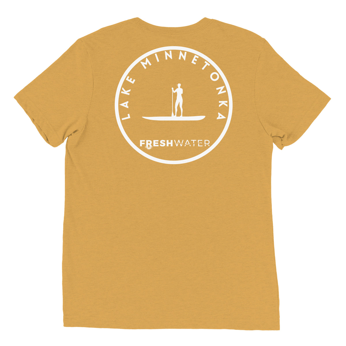 Lake Minnetonka Minnesota Freshwater Paddle BW Short sleeve t-shirt