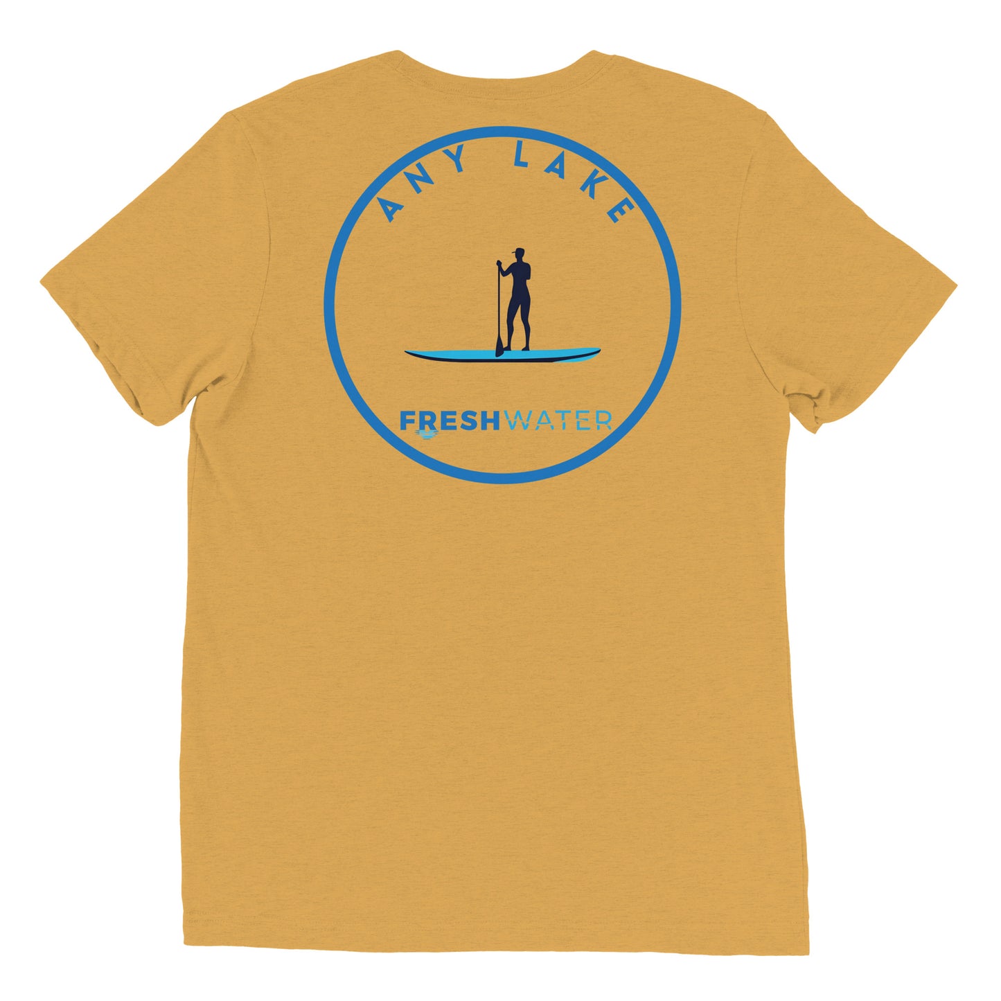Custom Freshwater Paddle Blue Short sleeve t-shirt