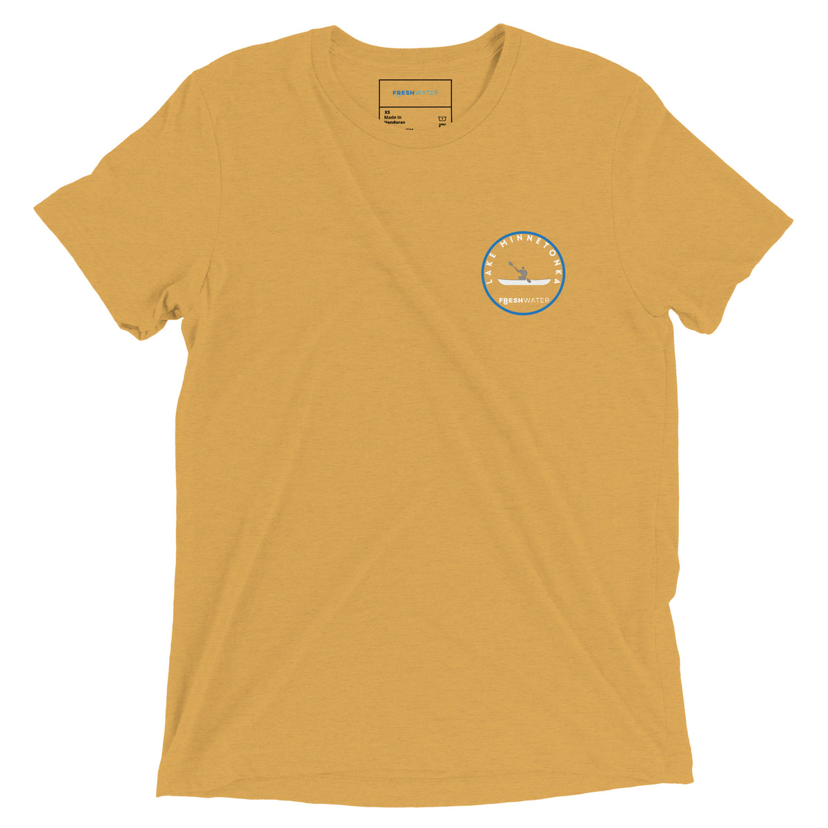Lake Minnetonka Minnesota Freshwater Kayak BW Short sleeve t-shirt