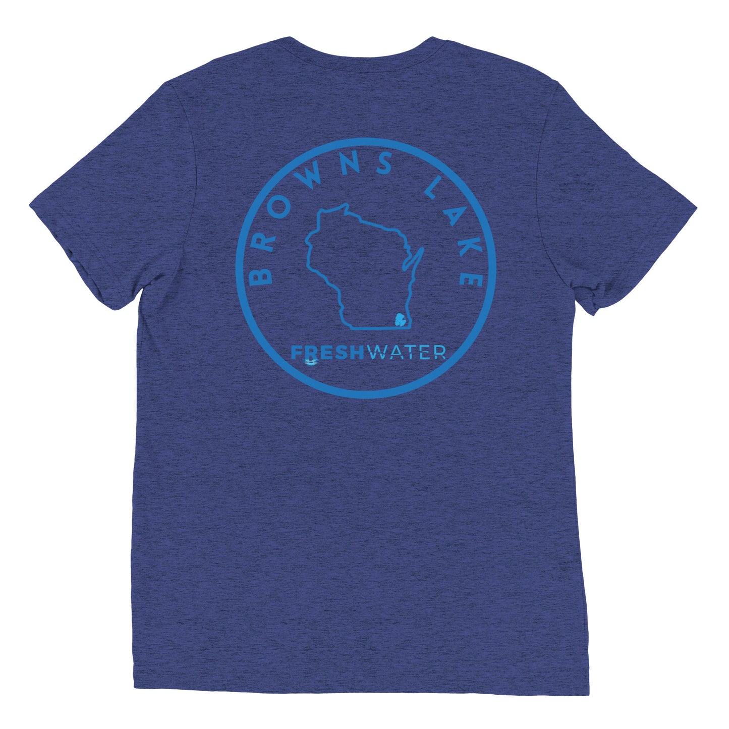 Browns Lake Wisconsin Freshwater SO Short sleeve t-shirt