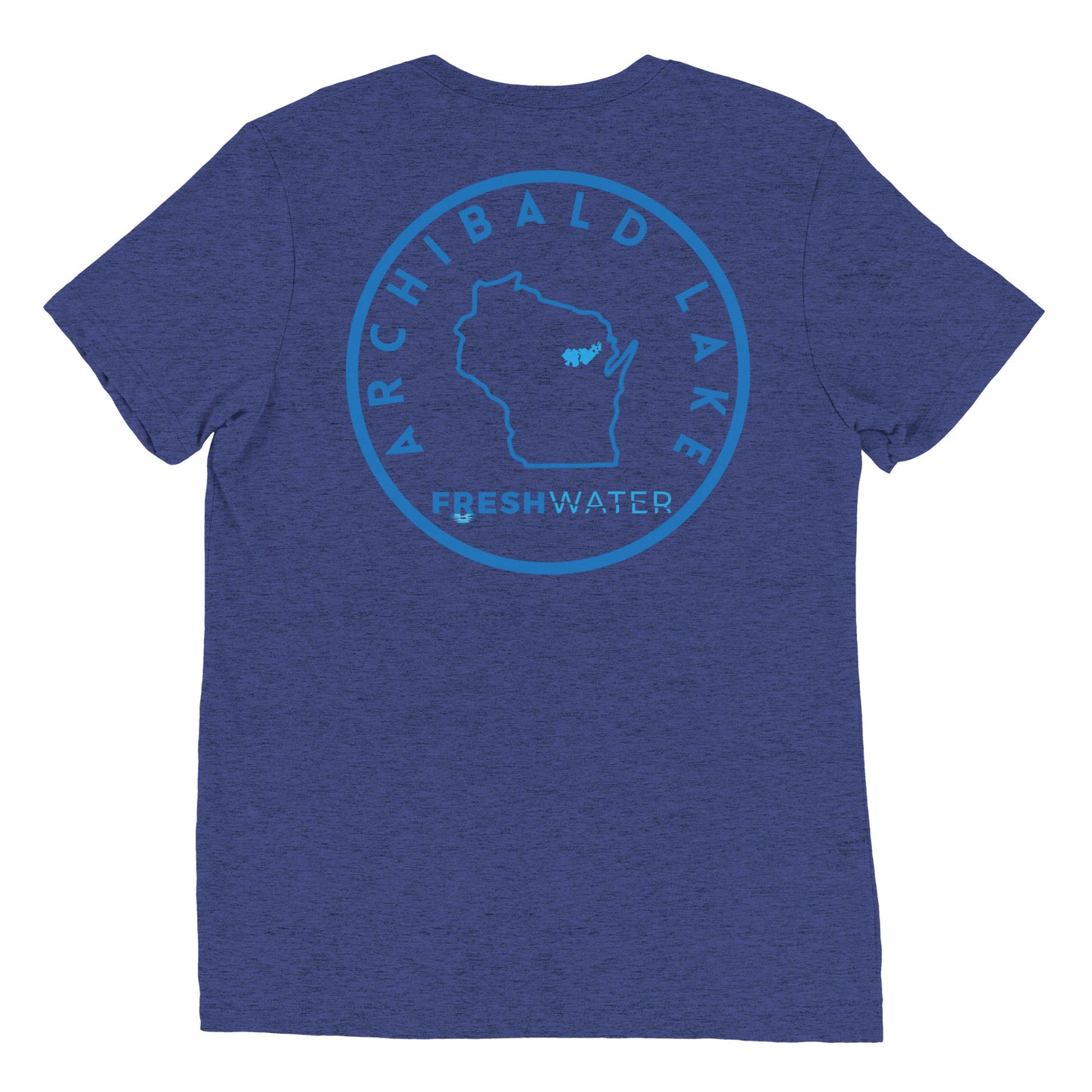Archibald Lake Wisconsin Freshwater SO FB Short sleeve t-shirt