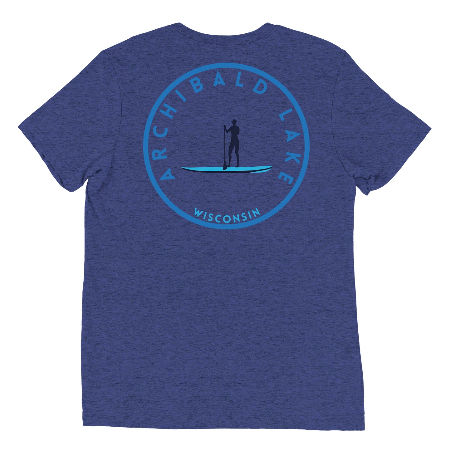 Archibald Lake Wisconsin Freshwater Paddle FB Short sleeve t-shirt